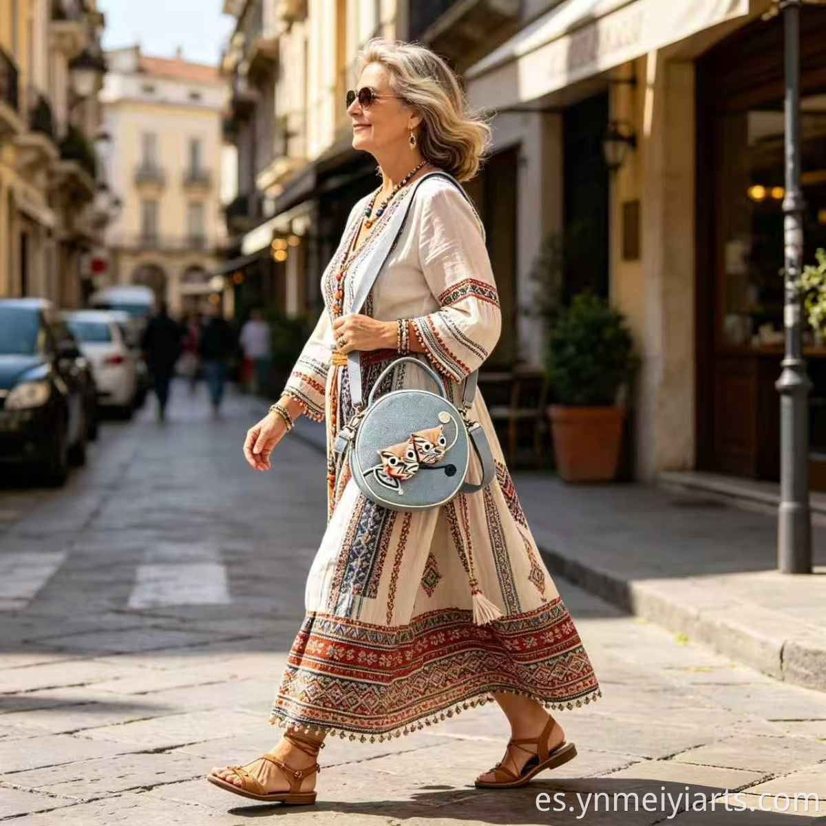 Owl Round crossbody Bag